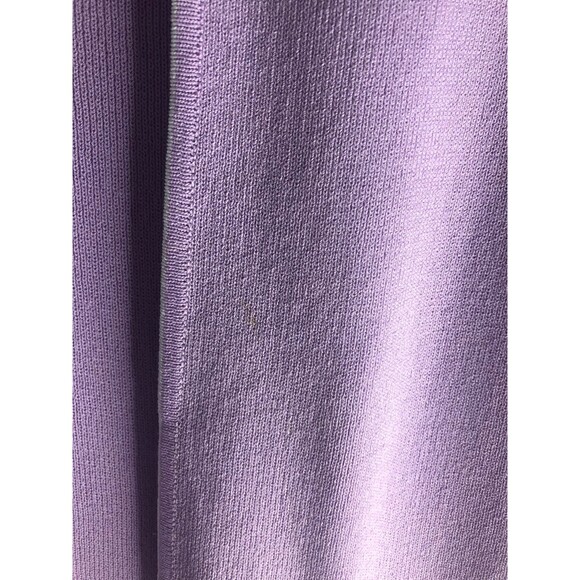 Finity Vintage Lilac One Buttoned Stripe Detail Cardigan - Picture 5 of 5